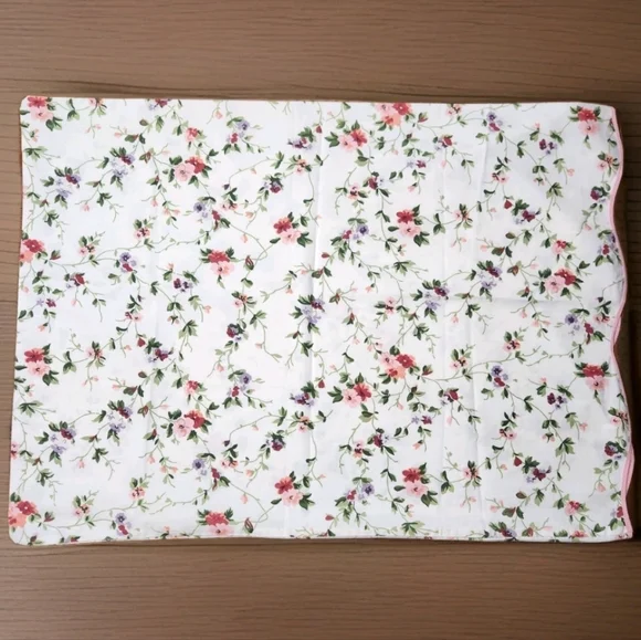 VTG Laura Ashley Polyanthus Primrose Full Flat Sheet And 2 Pillowcases - Picture 4 of 10